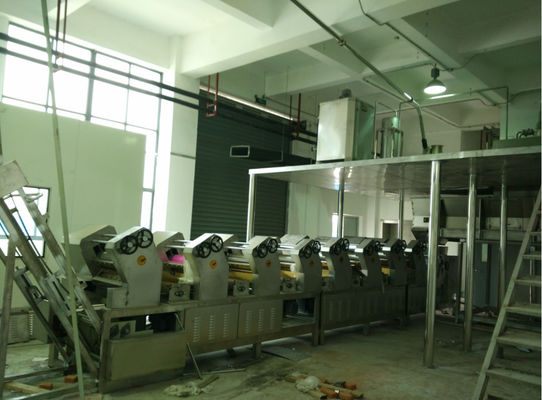 China 2 - 3 Ton Weight Manual Noodle Production Line Precise Noodle Weight Control supplier