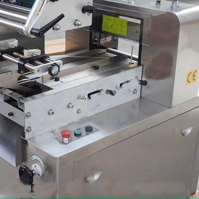 China PLC Control Horizontal Flow Wrap Machine , CE Certificated Biscuit Packing Machine supplier