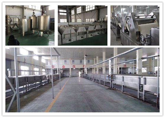 China Sliver Full Automatic Noodle Making Machine Line Making Wheat / Corn Flour Fried Noddle supplier