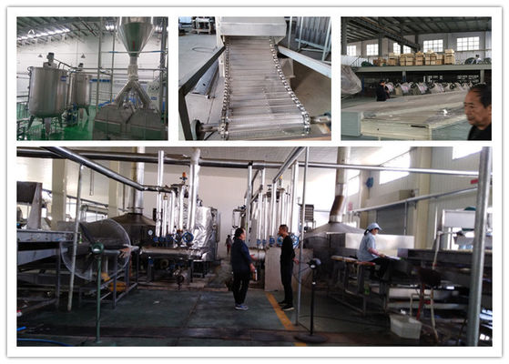 China High Efficiency Fried Dough Machine Producing Inatant Noodle , Low Noise supplier