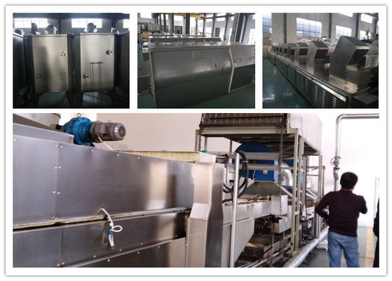 China Cereal Grain Automatic Noodle Making Machine Instant Noodle Production Line 50hz Frequency supplier