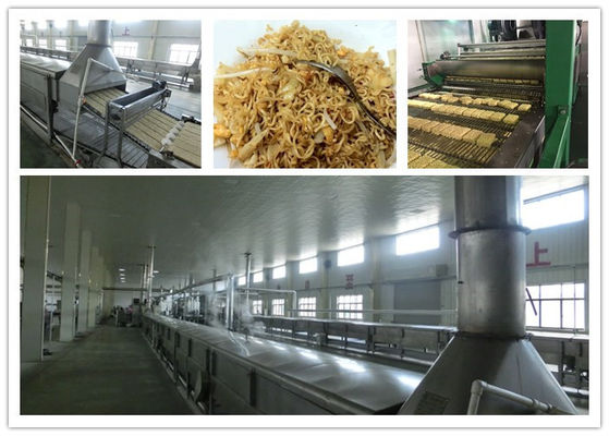 China Durable Automatic Noodle Making Machine , Fried Instant Noodle Production Line supplier