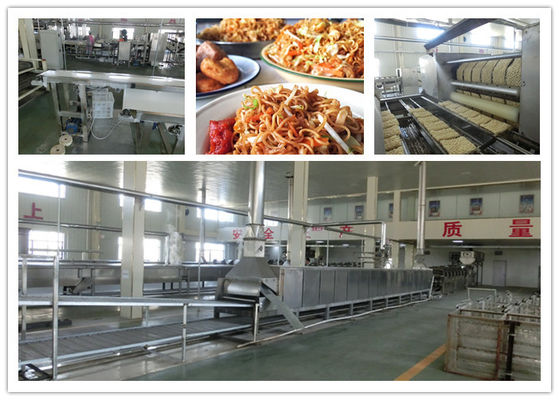 China Stainless Steel Fried Instant Noodle Production Line , Instant Noodles Making Machines supplier
