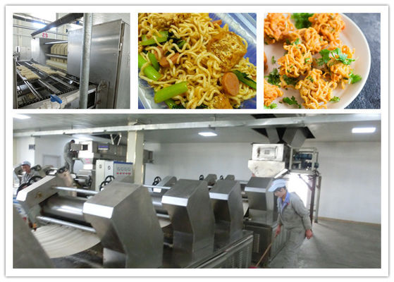 China Stainless Steel Fried Automatic Noodle Making Machine High Speed Production supplier