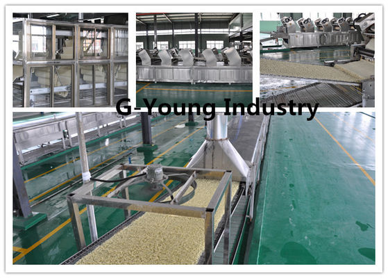 China Vegetable Instant Noodles Making Machine For Hot Oil Frying Noodle Production supplier