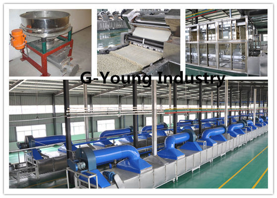 China High Efficiency Instant Fried Noodle Machine , Instant Noodle Making Machine supplier