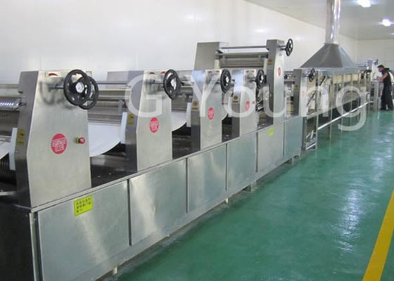 China 80 000 Cakes 400mm Roller Fried Bag Instant Noodle Making Machine 70g Per Cake supplier