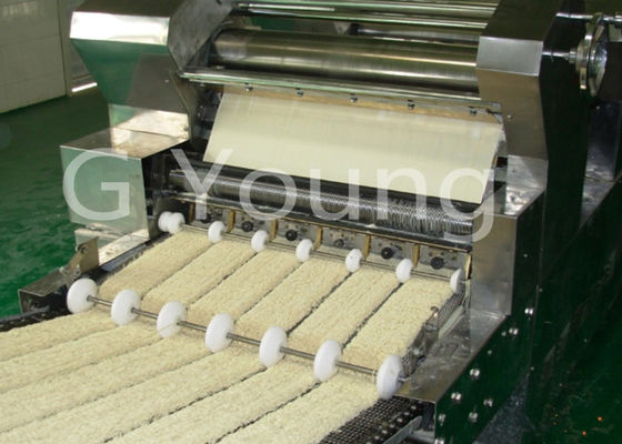 China 50-100g / Cake Instant Noodle Production Line 200 000 Cakes 800mm Roller Fried Bag supplier