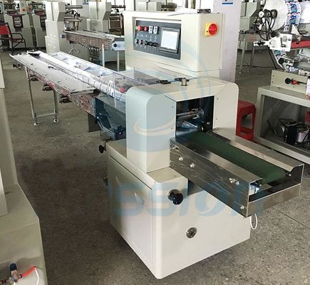 China Egg Roll Biscuit Wrapping Machine , Horizontal Automatic Biscuit Packing Machine supplier