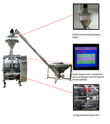 China Chili Powder Vffs Packaging Machine , Automatic Chilli Powder Packing Machine supplier