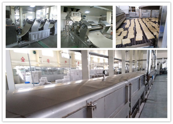 China Stainless Steel Big Capacity Fried Instant Noodle Machine CE And ISO Passed supplier