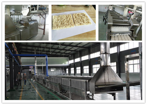 China Automatic Instant Noodle Making Machine , Noodles Plant Machine 12 Months Warranty supplier