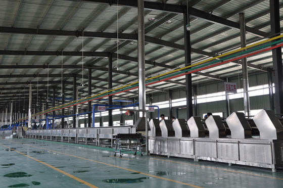 Automatic Snack Fried Instant  Making Maker Production Line Machinery supplier