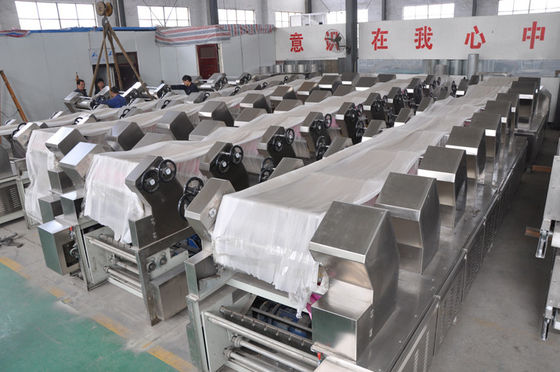 Non Fried Instant Noodle Making Machine Strong Stainless Steel Material supplier
