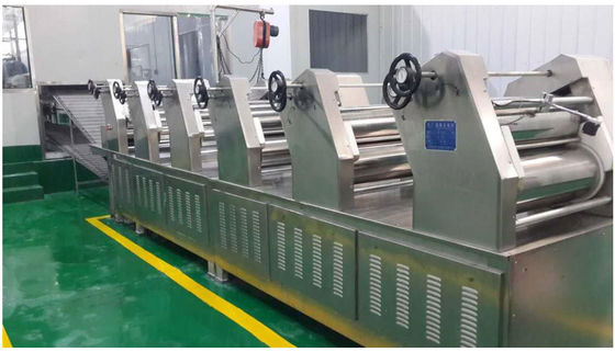 Professional Manual Noodle Making Machine , Noodle Manufacturing Process Line supplier